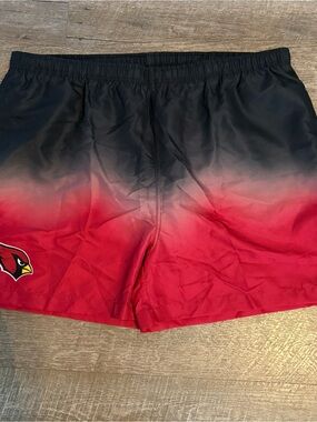Arizona Cardinals Swim Trunks Mens XXL Red Black Ombre Board Shorts NFL